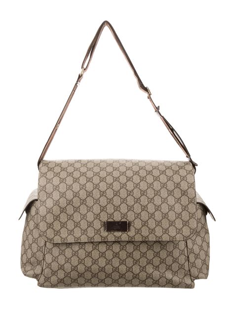 Gucci Kids GG Supreme Diaper Bag 